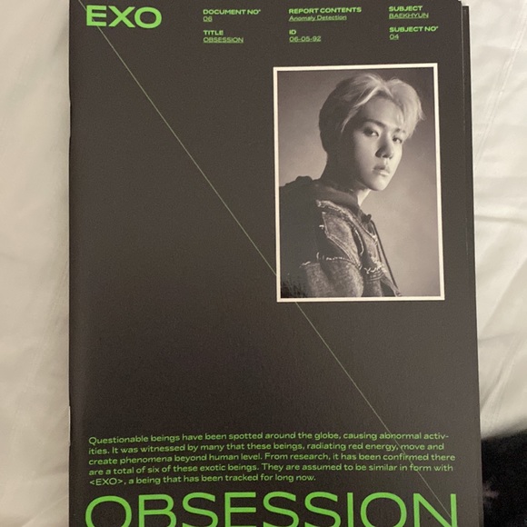 EXO obsession album (green) - Picture 5 of 9